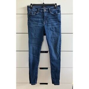 Banana Republic Sculpt Skinny Blue Jeans Size 8/29 Dark Wash Denim Women Stretch
